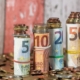 banknotes, currency, finance, euro, investment, inflation, loan, corruption, bribes, money, wealth, cashbox, business, savings, coins, cent, loose change