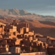 morocco, nature, ait benhaddou, kasbah, africa, village, mountains, fortress, qasba, qasaba, casbah, architecture, landscape